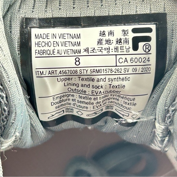 Fila Futurist C Gray & Blush Pink Athletic Running Sneakers Shoes; Women’s Sz 8 - Picture 2 of 16